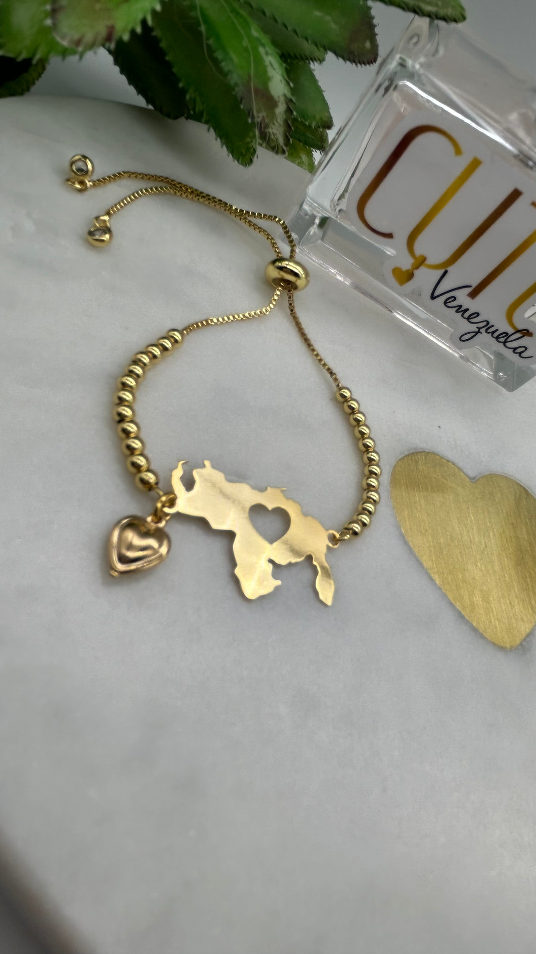 Pulsera Mapa Corazón